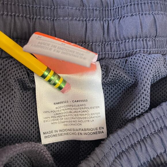 Vintage Y2K Nike Athletic Department Cropped Track Pants Pockets Women's Medium - Picture 4 of 9